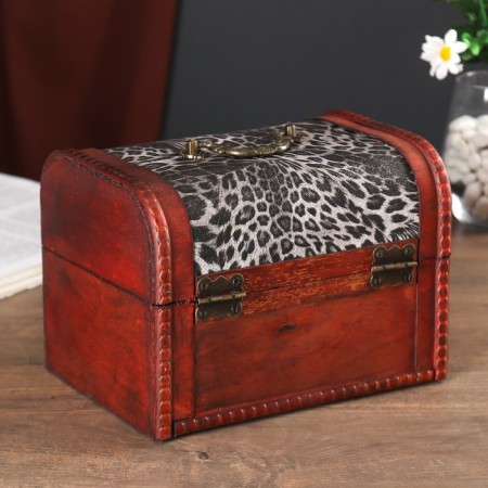 Casket Start "Skikh Leopard" set 3 pcs 15x19.5x15 cm, 8.5x14x9 cm, 6x10x7 cm-5