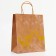 Golden embossing craft package, round handle, "New Year" 33 x 25 x 12 cm, 120 g