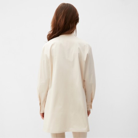 Women's shirt minku: casual collection beige color, river 48-4