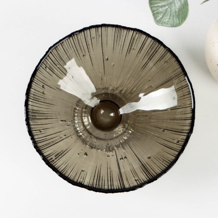 Feuerverk glass vase "Firewerk", 350 ml, 15 × 7.5 cm, color gray color-1