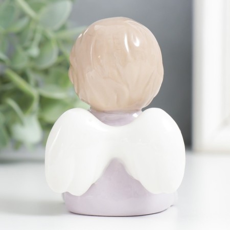 Souvenir Ceramics "Angel with an accordion" 9x5.8x5 cm-2