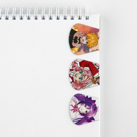 Magnetic bookmarks 3 pcs on the “blade” substrate-2