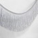 Decorative braid "Furrm", 15 cm, 5 ± 0.5 m, silver color