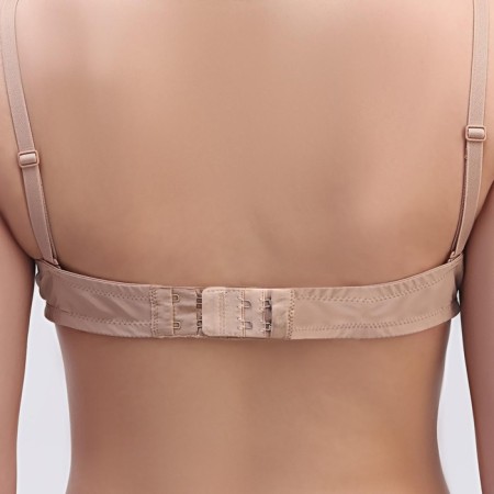 Flasp-updress for a bra, 3 rows 2 hooks, 3.2 × 5 cm, beige color-3