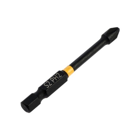 Бита ТУНДРА ПРОФИ, Torsion, сталь S2, PH2 х 65 мм, пвх-чехол-6