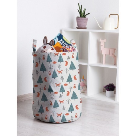 Basket for toys "Fox in the forest, size 35x50 cm