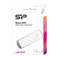 USB флеш накопитель 16 Gb Silicon Power Blaze B03 White USB 3.0 SP016GBUF3B03V1W