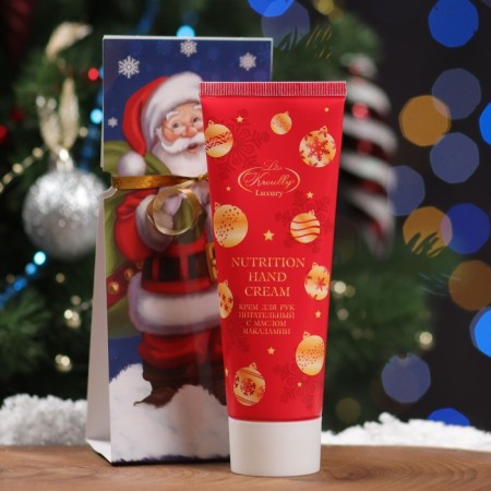 Hand cream in gift packaging Liss Kroully, nutritious with oil macades, 75 ml