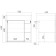 Viant Boston Tumba 1 sash, suspended, 430x560x620 mm, with COMO 60 sink