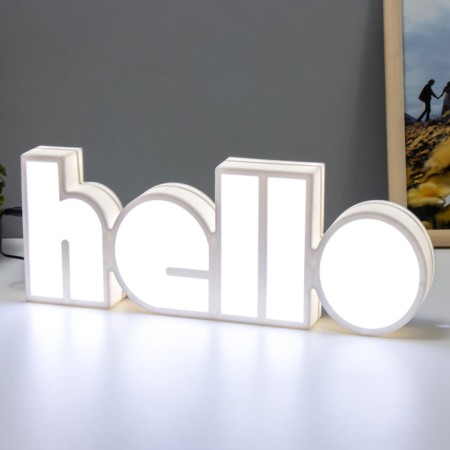 Hallow's nightlight Led usb from 3haa white batteries 36x13x4 cm Risalux-2