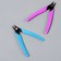 Pigitan nippers, straight blade, 13 cm, blade length - 12 mm, color mix