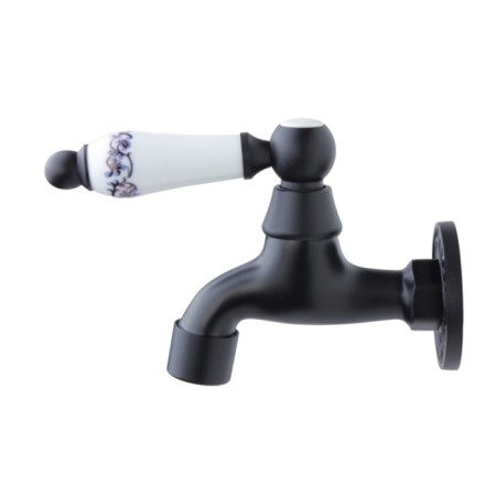 Bronze de Luxe 21988/1 crane, drain, for a bath, pour 80 mm, nozzle cutter, black-1
