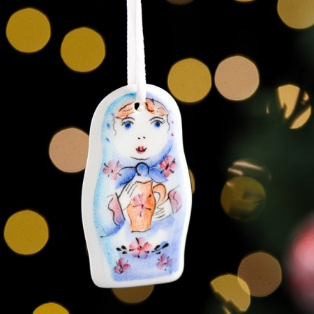 Christmas tree toy "Matryoshka"