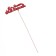 Topper "March 8", Red, 13x4.8 cm