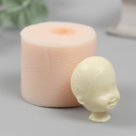Mold Silicon "Baby Head" No. 15 2.5x2.5x3 cm-1