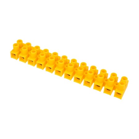 Klement screw block KV-14 6-14, current 20 A, polypropylene yellow rexant (10 pcs.-2