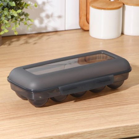 Container for eggs for 10 pcs, color mix