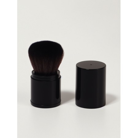Brush D/Folding Mini 8.5*4cm nylon/plastic black bag QF
