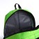 School backpack, 2 lightning departments, 3 pockets, black/green color