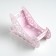 New Year. Wooden Kashpo, 23 × 10 × 14 cm "Sled", gift packaging, pink pastel