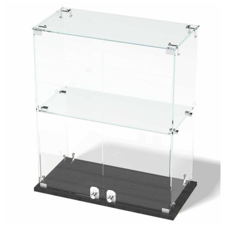 Table window, 1 shelf, 600 × 300 × 700, chipboard, glass color gray-1