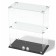Table window, 1 shelf, 600 × 300 × 700, chipboard, glass color gray