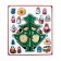 New Year's souvenir "Christmas tree on a stand with toys", 18 items, musical, clockwork, mix