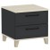 Cleat cabinet Aurelio 41, 450 × 455 × 443 mm, color Anthracite / Blackwood satin