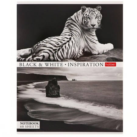 A notebook of 60 sheets in the "inspiration" cage, the cover coated cardboard, an offset block 65g/m2-4