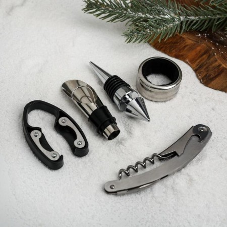 Set for the wine "Happy New Year", 5 items-5