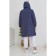 Cardigan female, size 54, blue color