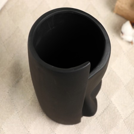Kashpo - Vase "Moonstick" Black, 32*12*13cm-3