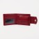 Women's wallet on magnet, red color