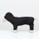 Overalls for animals, without lining, size XS, black