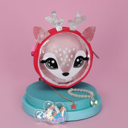 Gift set for the girl "deer", bag, accessories-6