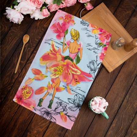 Kitchen towel "The most charming" 34*60 cm