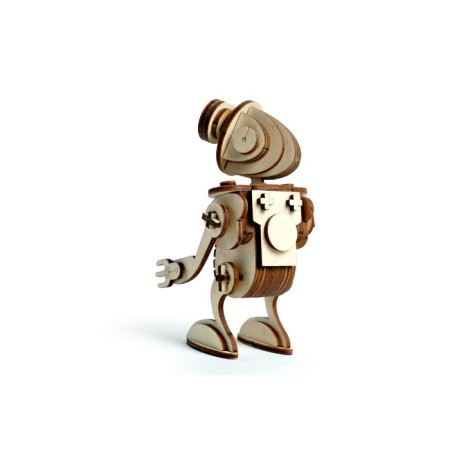 Wooden designer "Robot San"-2
