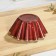 The form for baking rum-bibs No. 1, h = 6 cm, d = 13*7 cm, anti-stick coating, gold color