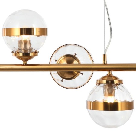Sugno 6xe27 40W Supply chandelier, size 105x39.5x38-150 cm, bronze color-2