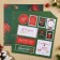 Scrapbooking paper "New Year's Post", 30.5 x 32 cm, 180 g/m²