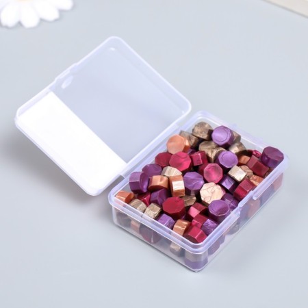 Surgut in granules in the box "octagonal" gold and purple 35 grams 2.4x5.5x7 cm-1