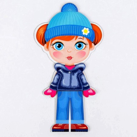 Educational game Magnetic stories "Dressers. Lisa"-3