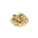 Tundra nails, decorative, textured, 11x16 mm, gold, 50 pcs