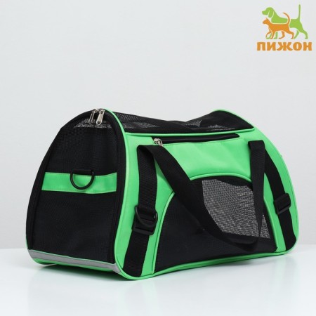 Meser-carrier bag, 48 x 26 x 31 cm, green