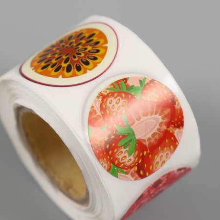 Stick Paper "Fruits and Berries" d = 2.5 cm 252 pcs in the roll-3
