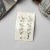 Invisibility for hair "Annabell" (set 2 pcs) White petal, 6.5 cm, silver