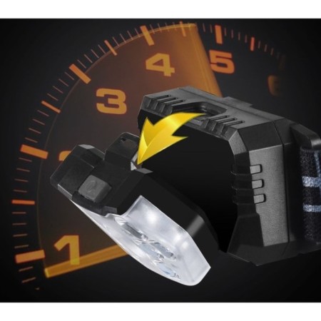 Valoby flashlight, 8 watts, 9 LED, XT, 6 modes, 3 AAA-2