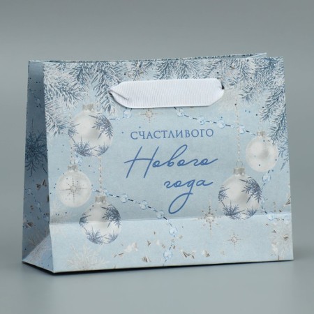 Craft horizontal package “New Year's tenderness”, S 15 x 12 x 5.5 cm, New Year-3