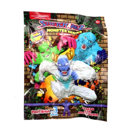 Фигурка-тянучка Stretchapalz Monsters, флоупак, 8 см-3