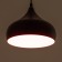 Suspension Bayerlux "Dome Duo" E27 Black-Red 24x24x18-118cm